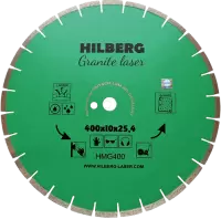 Алмазный диск по граниту 400*25.4/12*10*3.3мм Granite Laser Hilberg HMG400