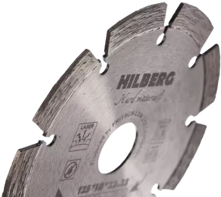 Алмазный диск по железобетону 125*22.23*10*2.0мм Hard Materials Laser Hilberg HM102 - интернет-магазин «Стронг Инструмент» город Красноярск