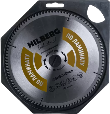 Пильный диск по ламинату 250*30*Т100 Industrial Hilberg HL250 - интернет-магазин «Стронг Инструмент» город Красноярск
