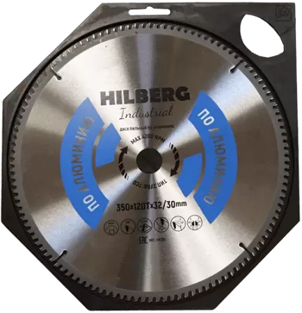 Пильный диск по алюминию 350*32/30*Т120 Industrial Hilberg HA350 - интернет-магазин «Стронг Инструмент» город Красноярск