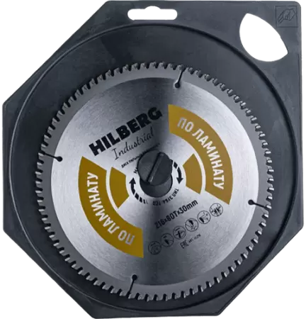 Пильный диск по ламинату 216*30*Т80 Industrial Hilberg HL216 - интернет-магазин «Стронг Инструмент» город Красноярск