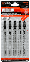 Пилки для лобзика 5шт. T101BR HCS 100мм по мягкой древесине Strong СТУ-21110103 - интернет-магазин «Стронг Инструмент» город Красноярск