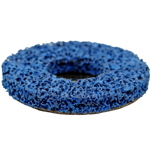 Зачистной диск 125мм коралловый синий для УШМ высокой жесткости СТУ-25200125 - интернет-магазин «Стронг Инструмент» город Красноярск